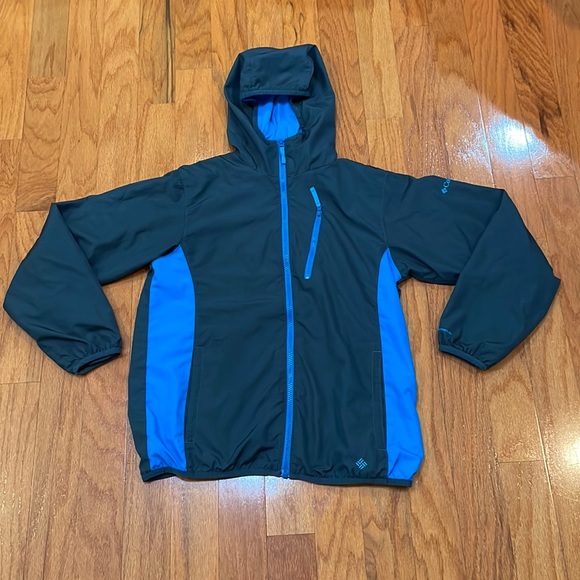 LAST CHANCE Columbia Youth Size 14/16 lightweight jacket pockets hood - Picture 1 of 15